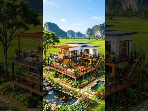 I Found the Most Peaceful House in the World 🌿🏡 #modernhome #architecture #nature