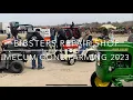 Mecum 2023 Gone Farming spring auction driving with Antique Engine and Tractor association