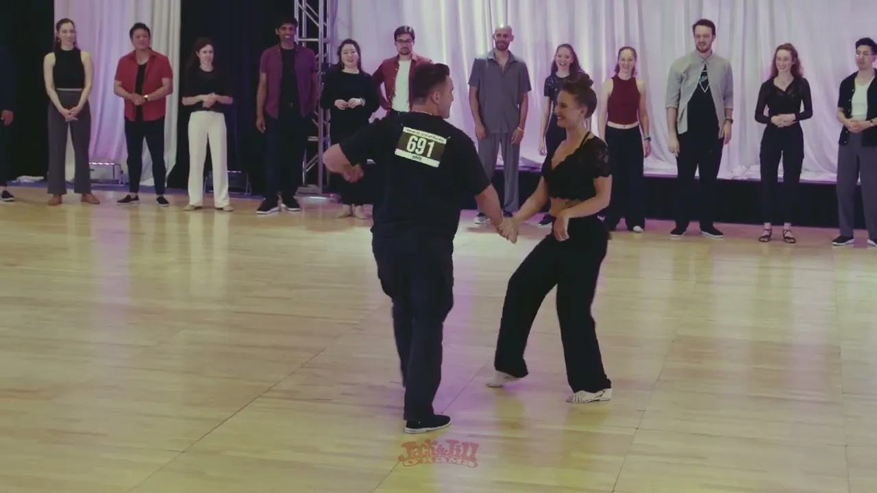 Joseph Conroy and Emilia Jaskot - 5th place Advanced Jack&Jill Finals - Jack&Jill O'Rama 2024