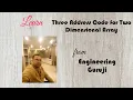 Three Address Code for Two Dimensional Array by Engineering Guruji