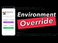 Xcode Simulator Environment Override