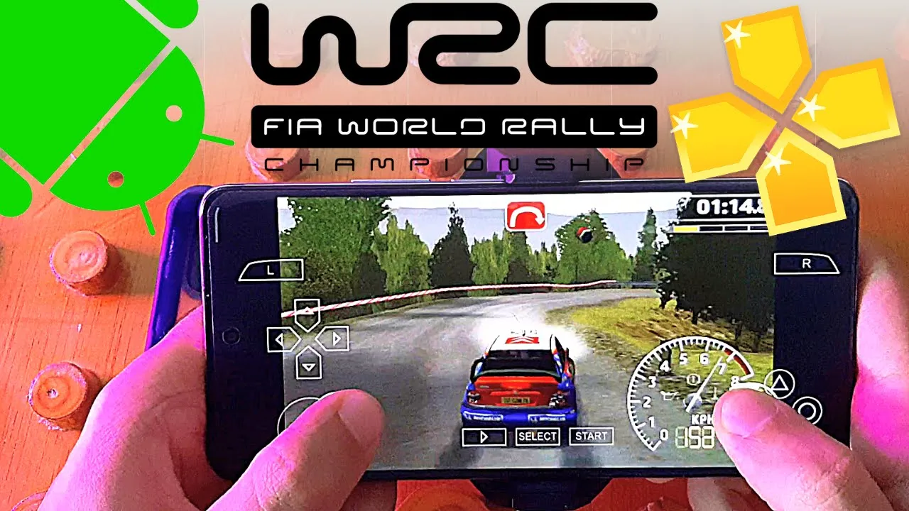 WRC Fia World Rally Championship Android Gameplay - PSP Emulator PPSSPP