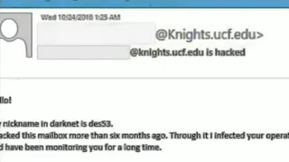 UCF students receive extortion email scheme