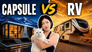 中国🇨🇳的太空舱VS美国🇺🇸的RV,到底哪个好?入住后的真实体验!