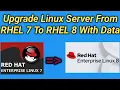 Upgrade Linux Server From RHEL7 To RHEL8 With Data Using Leapp Redhat Server Upgrade