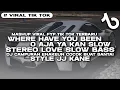 Download Lagu DJ WHERE HAVE YOU BEEN X MIRACLES X O AJA YA KAN X STEREO LOVE SLOW BASS