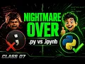 Python Semicolon Nightmare is OVER py vs ipynb Class 07
