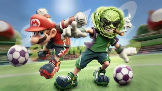 Mario Football con tus Amigos es PURO CAOS..