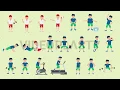 Male Fitness Pack - 21 Character Animations MOV GIF