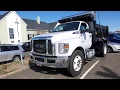 2019 Ford F650 Diesel 10ft Mason Dump