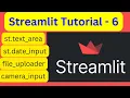 Streamlit Tutorial - 6 text