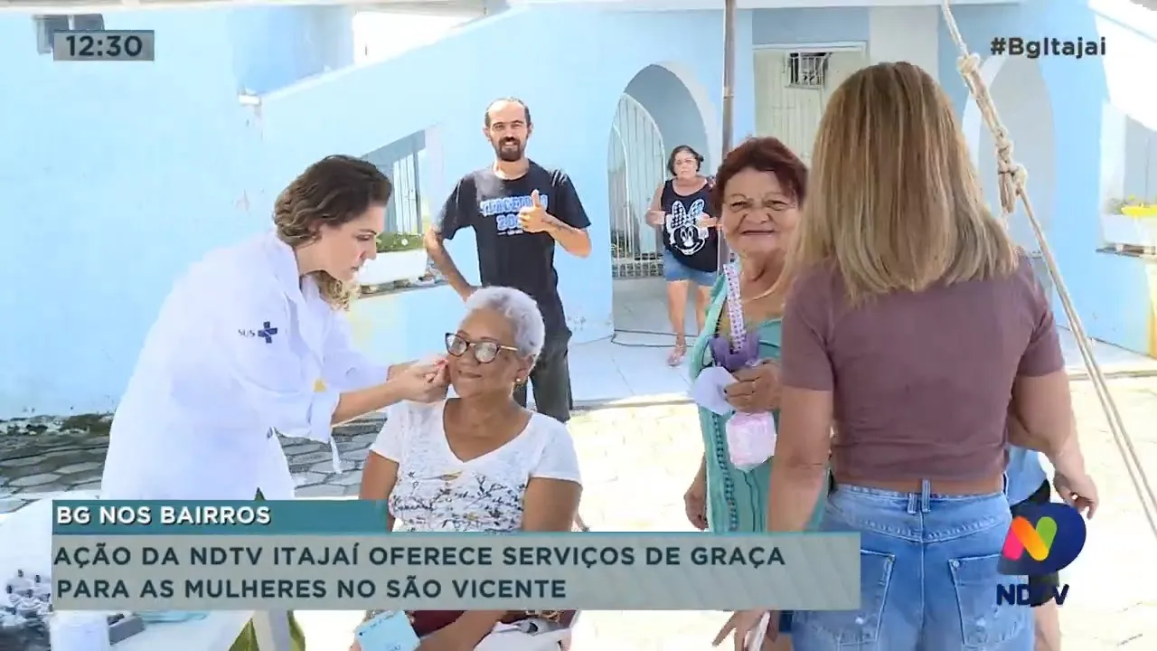 BG nos Bairros da NDTV: ação oferece serviços de graça para as mulheres hoje no São Vicente