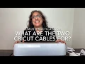 Why are there two cables in the Cricut Maker box