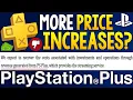 MORE PlayStation Plus PRICE INCREASES