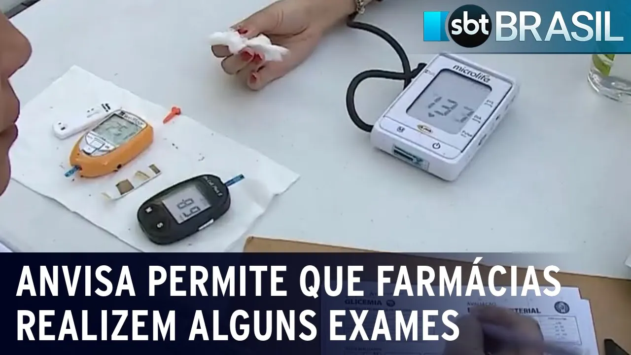 Anvisa permite que farmácias façam quase 50 exames rápidos | SBT Brasil (01/08/23)