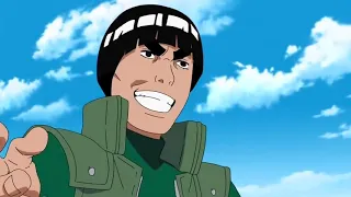 Guy take the three man squad test of Neji Lee and Tenten