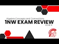 Algebra CC - 1NW Review
