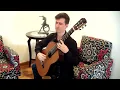 La Catedral - I Preludio "Saudade" by Agustín Barrios Mangoré (Bráulio Bosi, guitar)