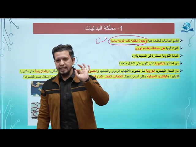 ⁣حياء الثاني المتوسط / الفصل الثاني / الدرس الثاني/ ممالك الكائنات الحية ج1