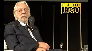 DONALD SUTHERLAND about son KIEFER granddaughter SARAH Competition