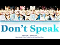 Download Lagu How Would TREASURE sing 'Don’t Speak' by EVERGlOW - Color Coded Lyrics - Han/Rom/Eng (Male ver)