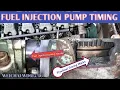 FUEL INJECTION PUMP TIMING WEICHAI WD615 46 XCMG CRANE 50K Diesel engine workshop