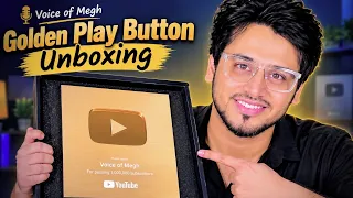 Finally! Golden Play Button Unboxing 🥹🏆