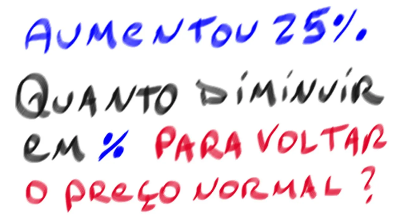 1 QUESTÃO DE MATEMÁTICA ESTILO CONCURSO RESOLVIDA PORCENTAGEM PROBLEMA 1