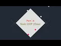 Part-6 Basic Object Oriented Programming OOP - Class Python Starter Pack Bangla Tutorial