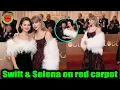 Lagu OMG! Taylor Swift \u0026 Selena Gomez pose on the red carpet at the 2026 Golden Globe Awards