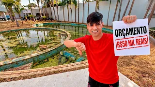 CHEGOU O ORÇAMENTO DA PISCINA QUEBRADA DA MINHA CASA