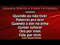 Eliane Fernandes and Giovana Marins - Pray For Me - Playback - Karaoke