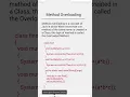 Method Overloading In Java
