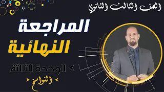 مراجعة نحو تالتة ثانوي الوحدة الثالثة النواسخ 