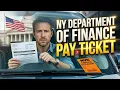 How to NY Department of Finance Pay Ticket Online Avoid Heavy Late Fees Fast