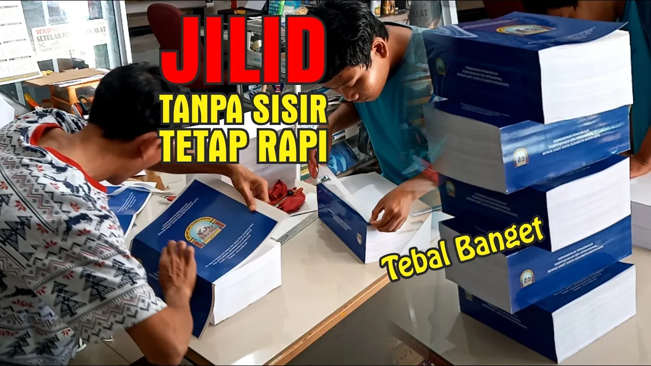 Jilid, jilid buku tebal, Booklem buku tebal, lem buku manual, lem jilid, booklem, lem punggung. 