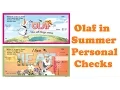 Olaf in Summer Personal Checks
