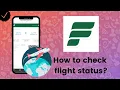How to check flight status on Frontier