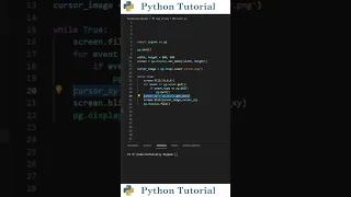 Customized In Pygame Python Tutorial