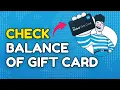 How to Check the Balance of GoGift Gift Card 2025