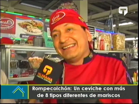 Rompecolchón: Un ceviche con más de 8 tipos diferentes de mariscos