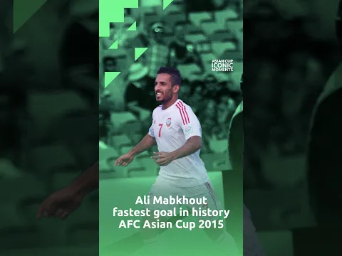 14 seconds! Mabkhout’s lightning-fast goal | Asian Cup Iconic Moments | 87 days to go! #asiancup2027
