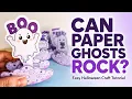 Make These Rocking Paper Ghosts Easy Halloween Kids Craft