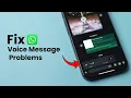 Download Lagu How To Fix WhatsApp Voice Message Problems?