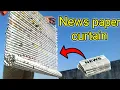 how to make news paper curtains how to make window curtain newspaper best out of waste