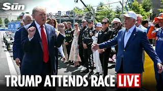 LIVE: Trump attends Freedom 250 Grand Prix