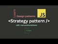Design patterns in JavaScript Strategy pattern Code explained