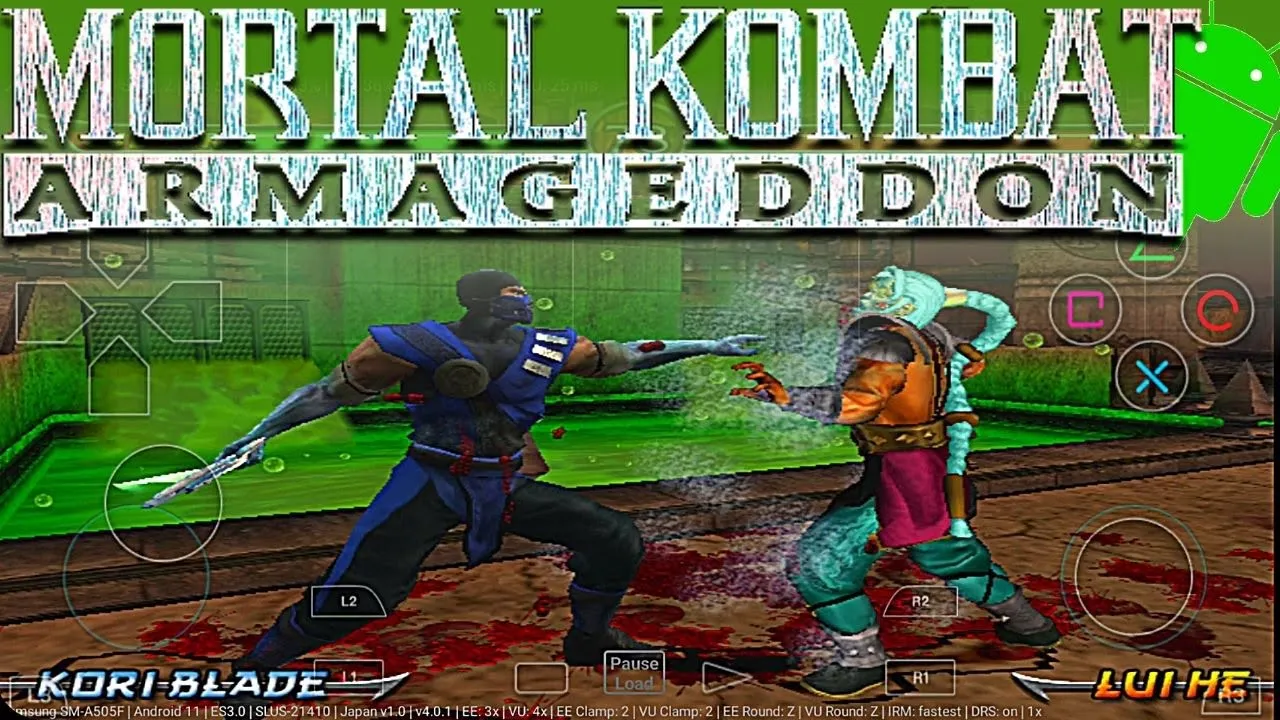 Play Mortal Kombat Armageddon PS2 Emulator - Damon PS2 PRO - Mortal Kombat Android Gameplay 2021