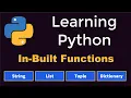 Python Inbuilt functions - type len sum max min