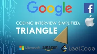 Coding Interview Tutorial 147 - Triangle LeetCode